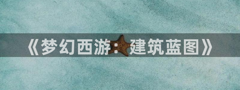 66m威九国际精选：《梦幻西游：建筑蓝图》