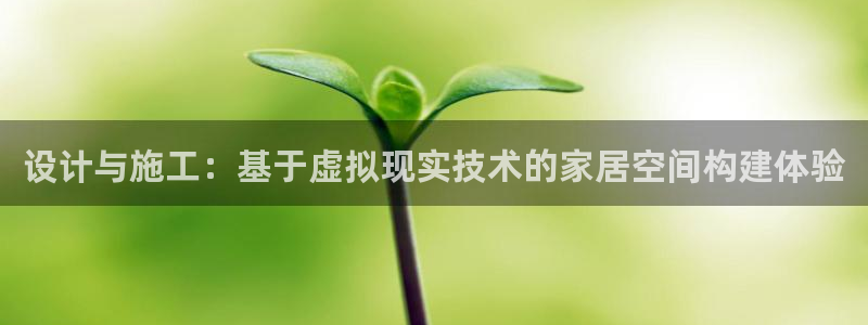 威九国际app网站官网：设计与施工：基于虚拟现实技术的家居空间构建体验