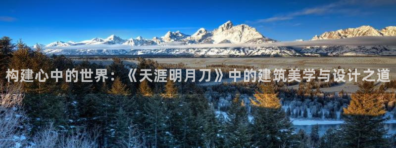 威九国际瘫痪丈夫眼见证：构建心中的世界：《天涯明月刀》中的建筑美学与设计之道