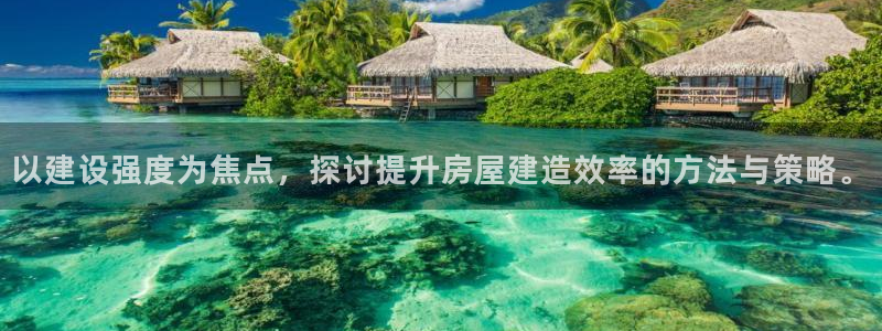 威九国际后爸：以建设强度为焦点，探讨提升房屋建造效率的方法与策略。