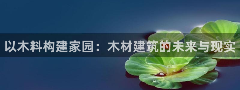 威九国际78mb42斗罗大陆：以木料构建家园：木材建筑的未来与现实